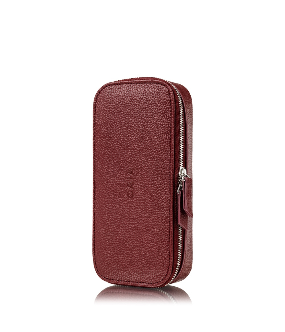 SMALL BEAUTY CASE RUBY ryhmässä SIVELTIMET & TARVIKKEET / MEIKKIPUSSIT @ CAIA Cosmetics (CAI6433)